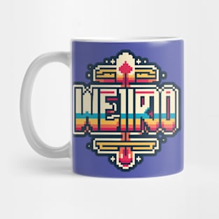 Weirdo Typography | Retro Artwork Design Mug